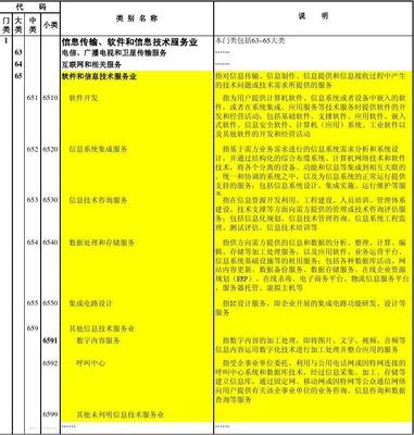 《國民經濟行業(yè)分類》(GB/T 4754-2011)中的信息技術咨詢服務分類解析